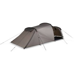 Tente tunnel - 3 places - KAMPA - Wanderlight 03 - marron champignon