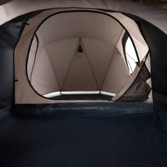 Tente tunnel - 3 places - KAMPA - Wanderlight 03 - marron champignon