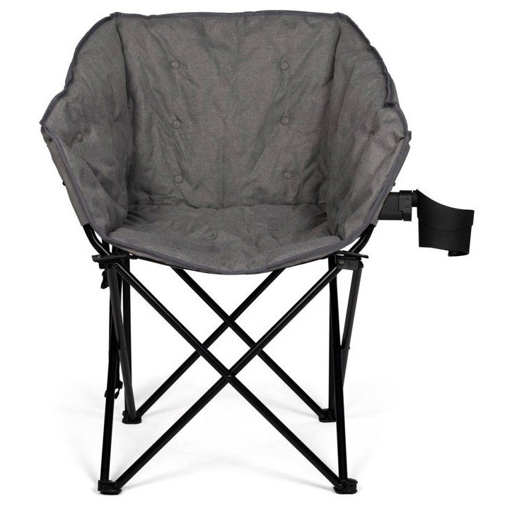 Fauteuil - KAMPA - TUBB Chair Grey - Pliable rembourré - Gris - 120 kg