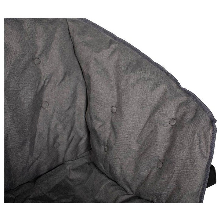 Fauteuil - KAMPA - TUBB Chair Grey - Pliable rembourré - Gris - 120 kg