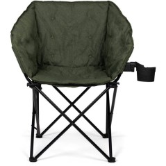 Fauteuil - KAMPA - TUBB Chair Green - Pliable rembourré - Vert foncé