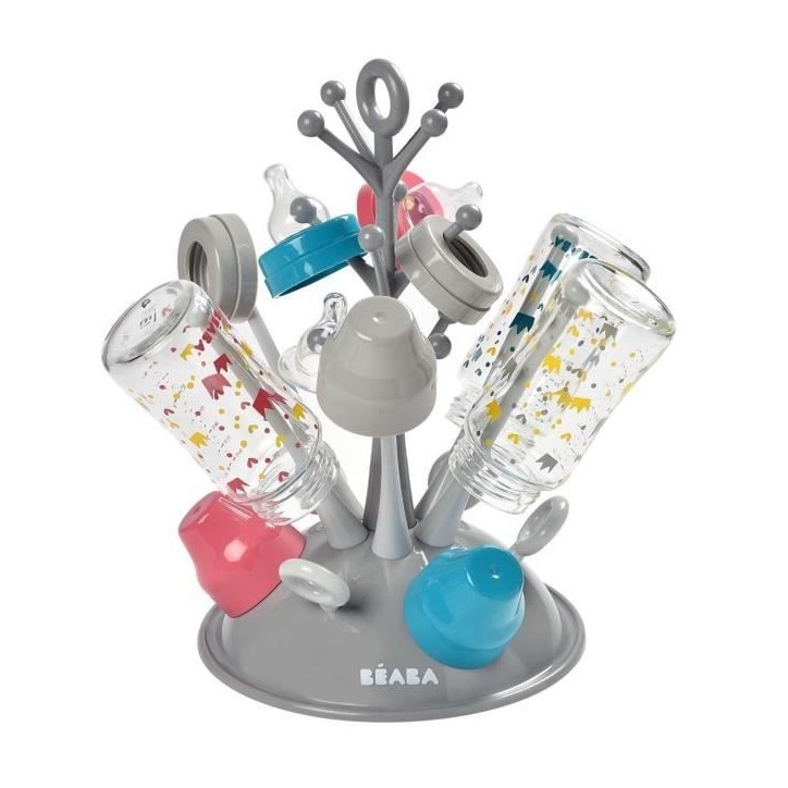 BEABA, Egoutte Biberons arbre, gris BEABA, Egoutte Biberons arbre, gris