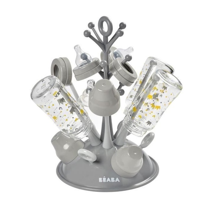 BEABA, Egoutte Biberons arbre, gris BEABA, Egoutte Biberons arbre, gris