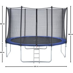 Trampoline KANGUI - BLEU Ø 426-430 cm – XXL – Enfant – Filet de