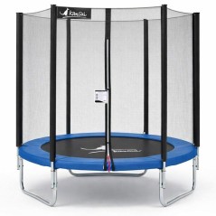 Trampoline KANGUI - BLEU Ø 180-183 cm – Enfant – Filet de sécuri