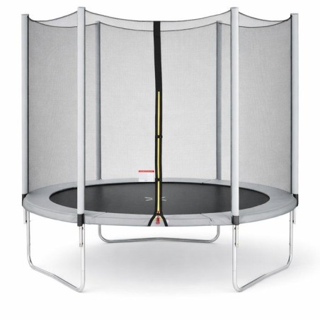 Trampoline Ø 250 cm Gris - KANGUI - Maxi Eco Avec Filet
