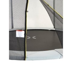 Trampoline Ø 250 cm Gris - KANGUI - Maxi Eco Avec Filet