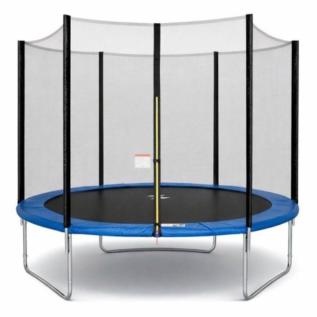 Trampoline KANGUI - BLEU Ø 244-250 cm – Enfant – Filet de sécuri