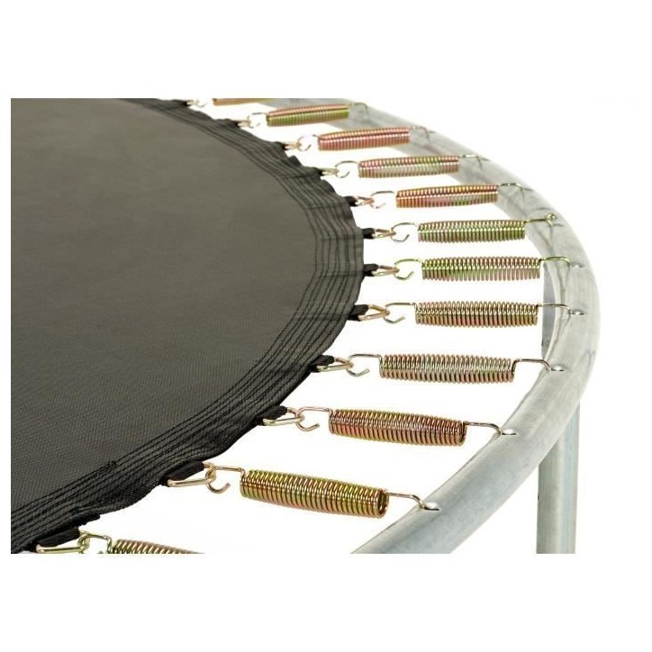 Trampoline KANGUI - GRIS Ø 426-430 cm – Enfant – Échelle & Bâche – Certification CE & NF EN 71–14 Trampoline KANGUI - GRIS Ø 426-430 cm – Enfant – Échelle & Bâche – Certification CE & NF EN 71–14