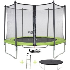 Trampoline KANGUI - TWIN Ø 300-305 cm – Enfant – Rebond Optimal