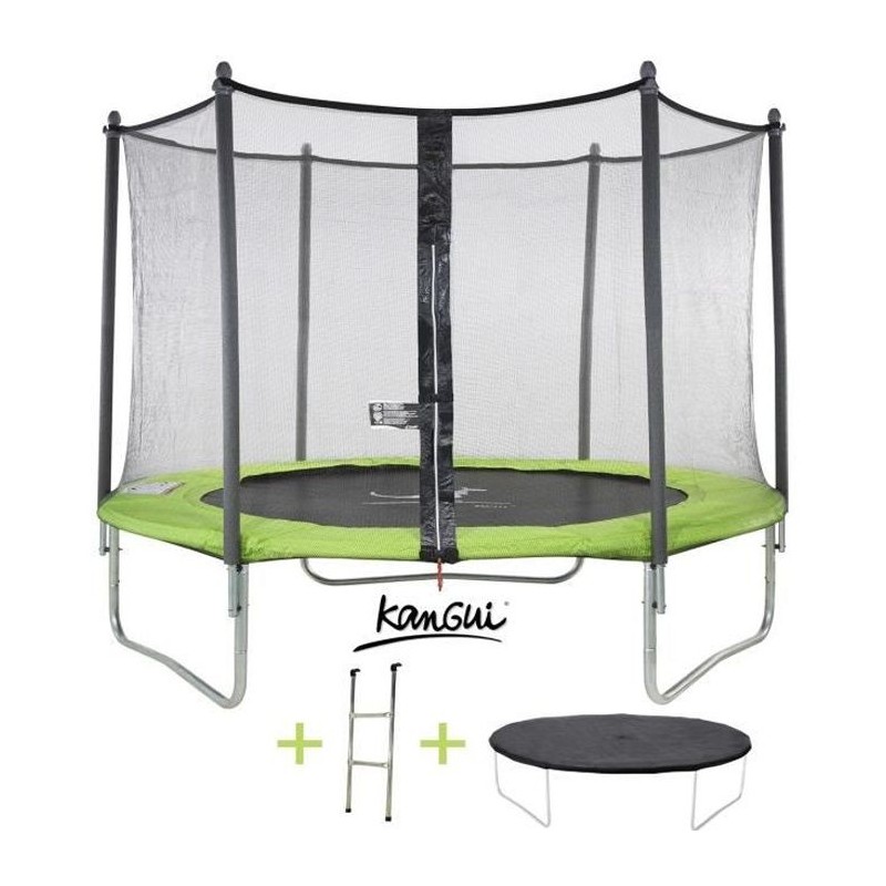 Trampoline KANGUI - TWIN Ø 300-305 cm – Enfant – Rebond Optimal
