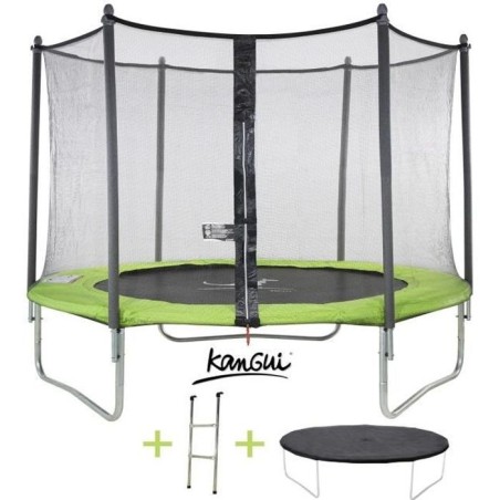 Trampoline KANGUI - TWIN Ø 300-305 cm – Enfant – Rebond Optimal