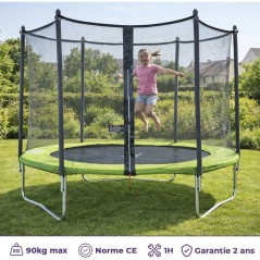 Trampoline KANGUI - TWIN Ø 300-305 cm – Enfant – Rebond Optimal