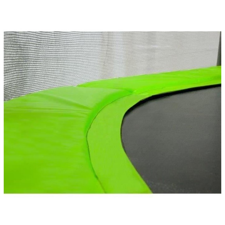 KANGUI Trampoline TWIN Ø 430cm - Vert - avec filet, échelle, couverture de protection KANGUI Trampoline TWIN Ø 430cm - Vert - avec filet, échelle, couverture de protection