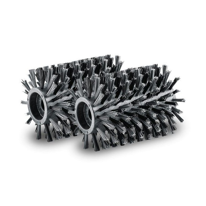 Brosses-rouleaux pour sols en bois pour Nettoyeur de terrasse PCL4 KARCHER - Lot de 2 Brosses-rouleaux pour sols en bois pour Nettoyeur de terrasse PCL4 KARCHER - Lot de 2