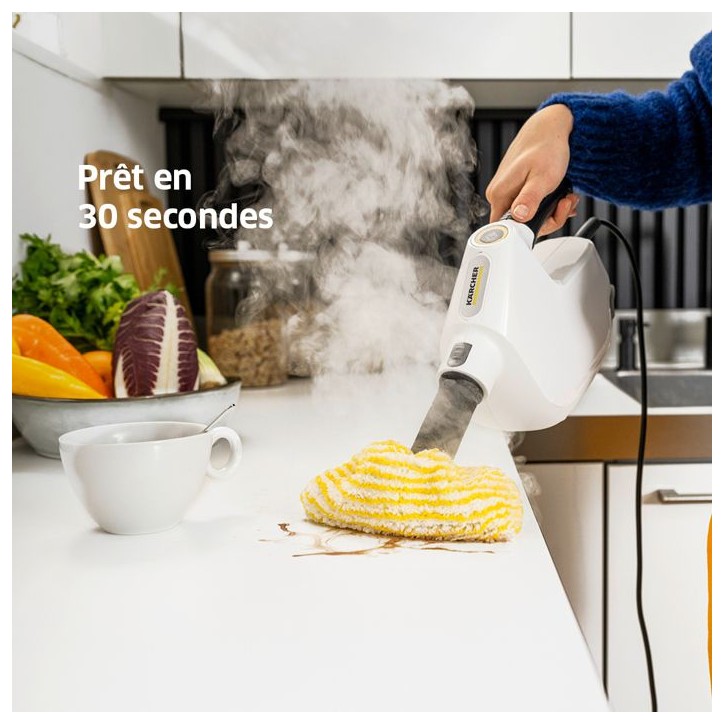 Nettoyeur vapeur SC 1 Multi Comfort KARCHER - Flexible pour endroits difficiles - Pret en 30 sec - 1300 W - Léger et Compact
