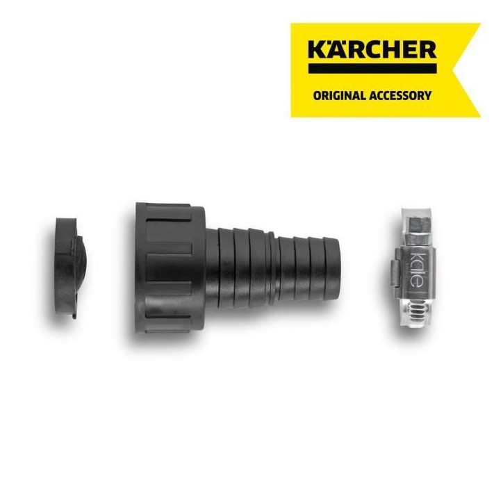 Adaptateur KÄRCHER 1 (25,4 mm) / 3/4 (19 mm) avec clapet anti-retour pour sortie G1 - Noir Adaptateur KÄRCHER 1 (25,4 mm) / 3/4 (19 mm) avec clapet anti-retour pour sortie G1 - Noir