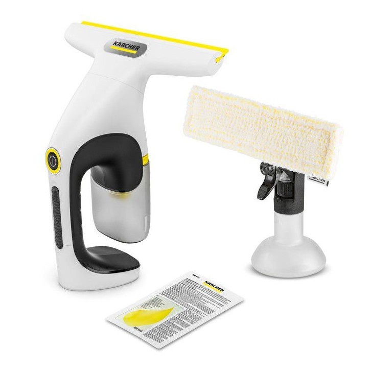 Nettoyeur de vitres WV 1 Compact Care KARCHER - Raclette 250 mm - Autonomie 25 min - Nettoie jusqu'a 70m²