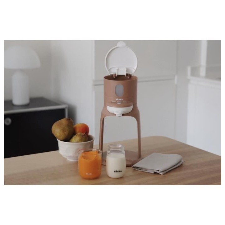 BÉABA - Bib'Expresso - Préparateur-Chauffe Biberon/Petits pots - Température Exacte - Instantané - Bain Marie - Pralin BÉABA - Bib'Expresso - Préparateur-Chauffe Biberon/Petits pots - Température Exacte - Instantané - Bain Marie - Pralin