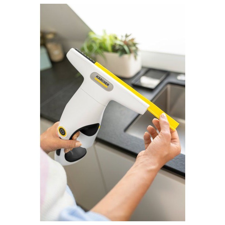 Nettoyeur de vitres WV 1 Compact Care KARCHER - Raclette 250 mm - Autonomie 25 min - Nettoie jusqu'a 70m²