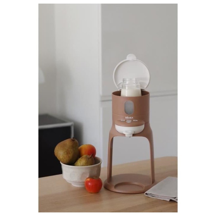 BÉABA - Bib'Expresso - Préparateur-Chauffe Biberon/Petits pots - Température Exacte - Instantané - Bain Marie - Pralin BÉABA - Bib'Expresso - Préparateur-Chauffe Biberon/Petits pots - Température Exacte - Instantané - Bain Marie - Pralin