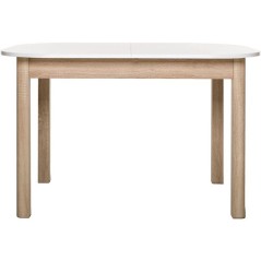 Table a manger extensible - KAYRI - Rectangulaire - Chene Sonoma / Bla
