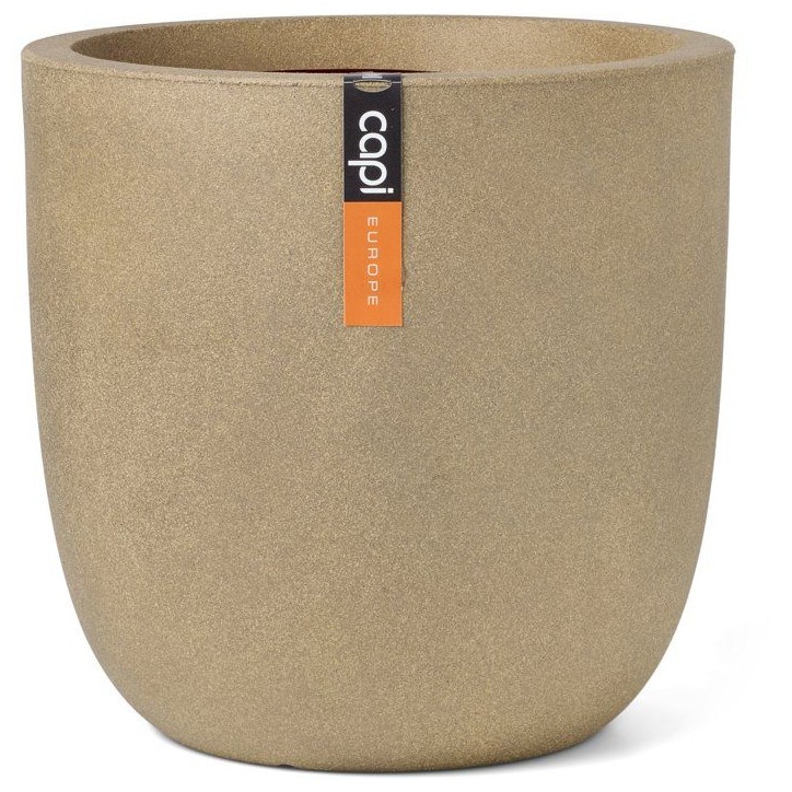 Pot boule - CAPI EUROPE - Smooth NL - 43 x 41 cm - Beige Pot boule - CAPI EUROPE - Smooth NL - 43 x 41 cm - Beige