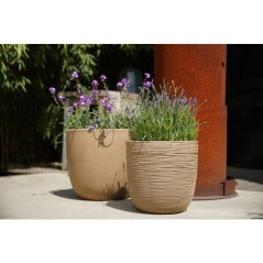 Pot boule - CAPI EUROPE - Rib NL - 35 x 34 cm - Beige