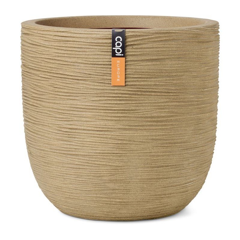 Pot boule - CAPI EUROPE - Rib NL - 54 x 52 cm - Beige