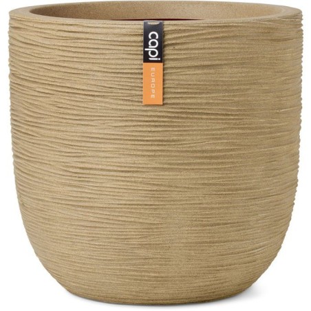 Pot boule - CAPI EUROPE - Rib NL - 54 x 52 cm - Beige