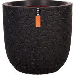 Pot boule - CAPI EUROPE - Clay NL - 35 x 34 cm - Noir