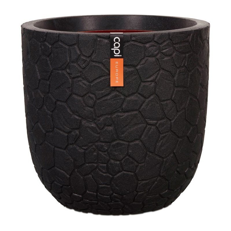 Pot boule - CAPI EUROPE - Clay NL - 35 x 34 cm - Noir