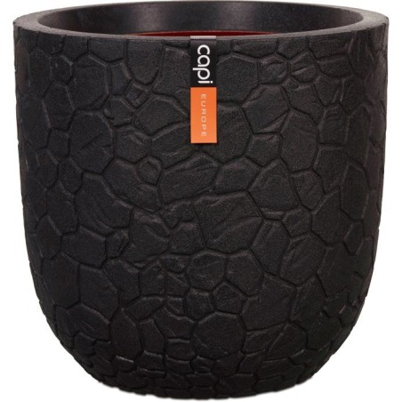Pot boule - CAPI EUROPE - Clay NL - 35 x 34 cm - Noir