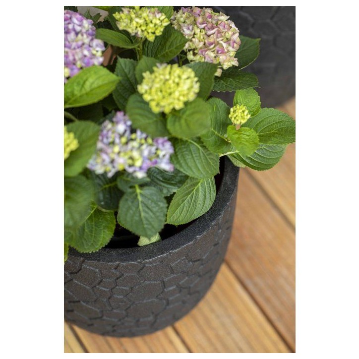 Pot boule - CAPI EUROPE - Clay NL - 43 x 41 cm - Noir Pot boule - CAPI EUROPE - Clay NL - 43 x 41 cm - Noir