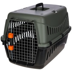 Box de transport - KERBL - Eco - Gris/vert - 58 × 38 × 38 cm