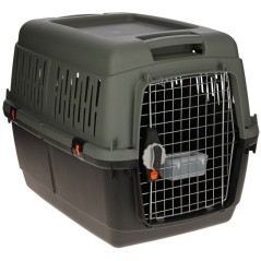 Box de transport - KERBL - Eco - Gris/vert - 81 × 60 × 61,5 cm