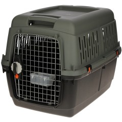 Box de transport - KERBL - Eco - Gris/vert - 81 × 60 × 61,5 cm