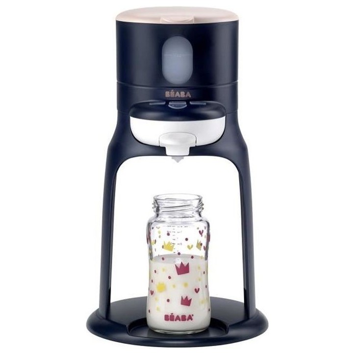 BÉABA - Bib'Expresso - Préparateur-Chauffe Biberon/Petits pots - Température Exacte - Instantané - Bain Marie - Bleu Nuit