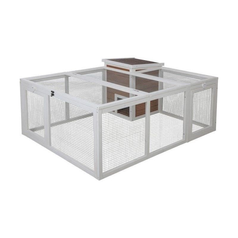 KERBL - Enclos d'extérieur petits animaux - 132 x 102 x 59 cm - Maiso