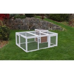 KERBL - Enclos d'extérieur petits animaux - 132 x 102 x 59 cm - Maiso