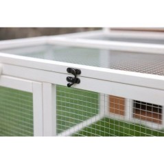KERBL - Enclos d'extérieur petits animaux - 132 x 102 x 59 cm - Maiso