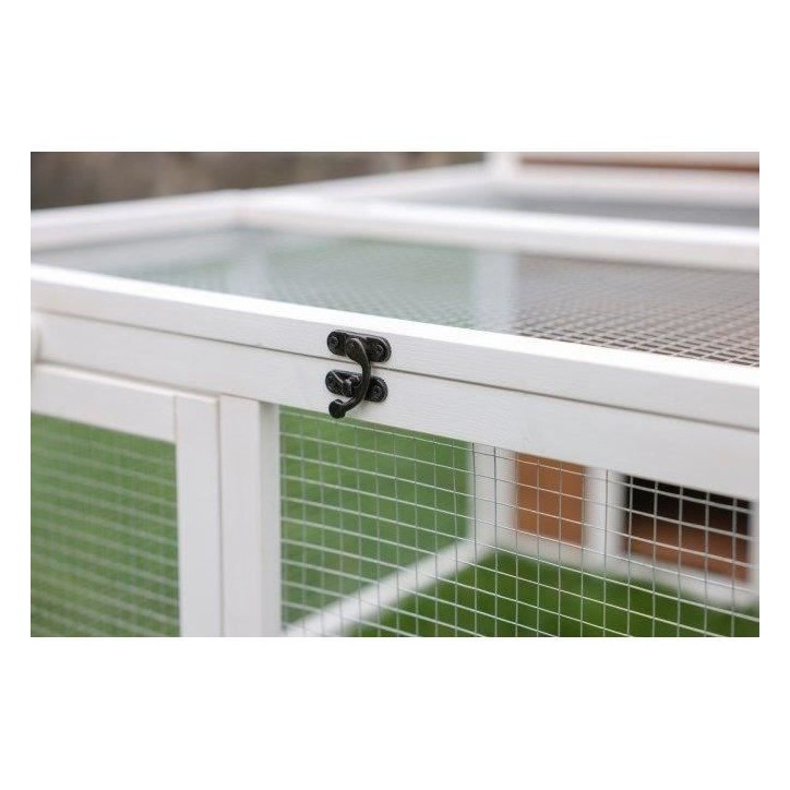 KERBL - Enclos d'extérieur petits animaux - 132 x 102 x 59 cm - Maison intégrée - Grillage KERBL - Enclos d'extérieur petits animaux - 132 x 102 x 59 cm - Maison intégrée - Grillage