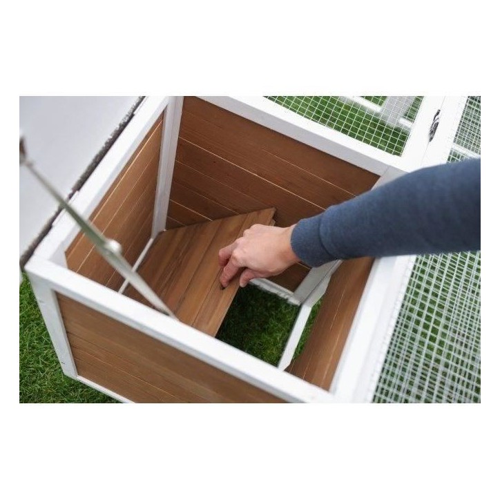 KERBL - Enclos d'extérieur petits animaux - 132 x 102 x 59 cm - Maison intégrée - Grillage KERBL - Enclos d'extérieur petits animaux - 132 x 102 x 59 cm - Maison intégrée - Grillage