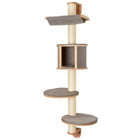 Arbre a chat mural - H. 168 cm - Dolomit Tofana - KERBL - Gris
