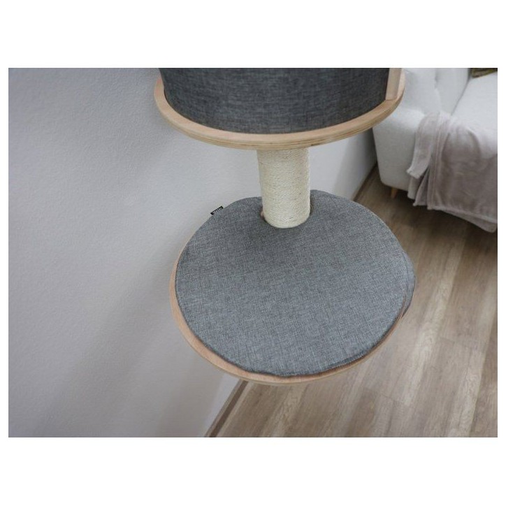 Arbre a chat mural - H. 168 cm - Dolomit Tofana - KERBL - Gris Arbre a chat mural - H. 168 cm - Dolomit Tofana - KERBL - Gris
