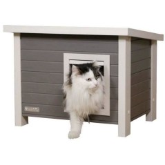 Maison extérieure pour chat en composite, matériau durable - KERBL -