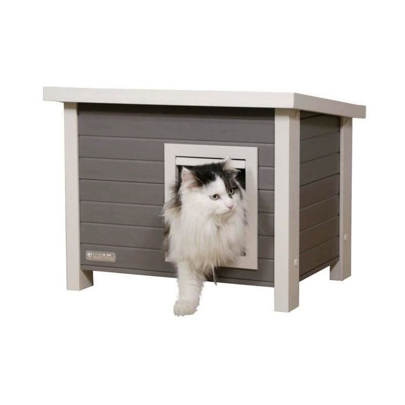 Maison extérieure pour chat en composite, matériau durable - KERBL -