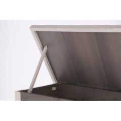 Maison extérieure pour chat en composite, matériau durable - KERBL - ECO Eli - Gris / Blanc - 57 x 45 x 43 cm