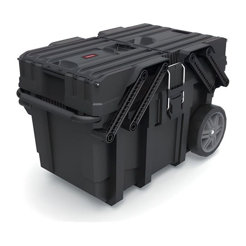 KETER | COFFRE DE CHANTIER 15G , Bricolage, Noir, 64,6 x 37,3 x 41 cm