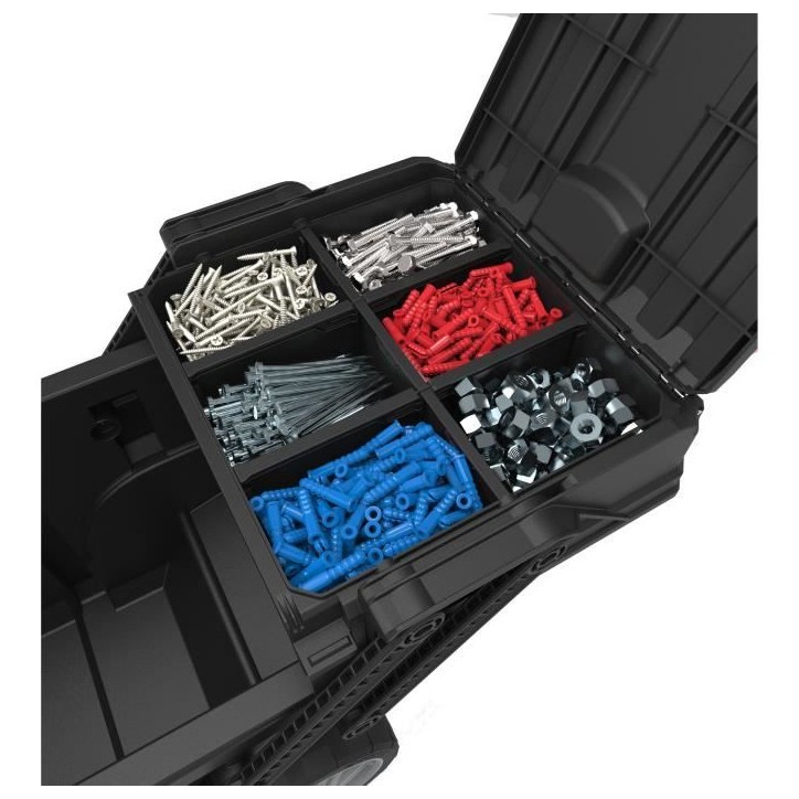 KETER | COFFRE DE CHANTIER 15G , Bricolage, Noir, 64,6 x 37,3 x 41 cm KETER | COFFRE DE CHANTIER 15G , Bricolage, Noir, 64,6 x 37,3 x 41 cm